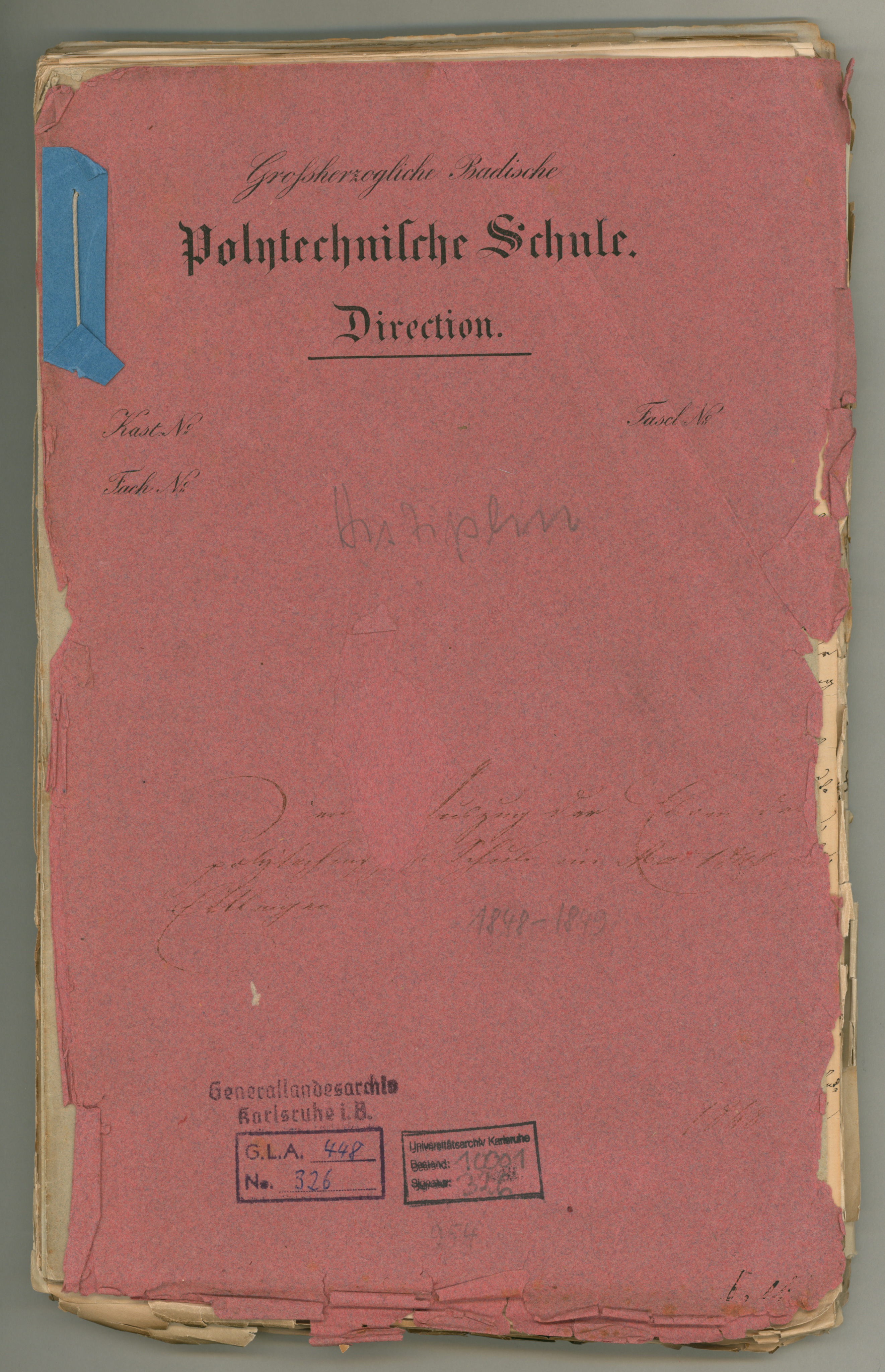 File on a Strike by Polytechnicians in 1848