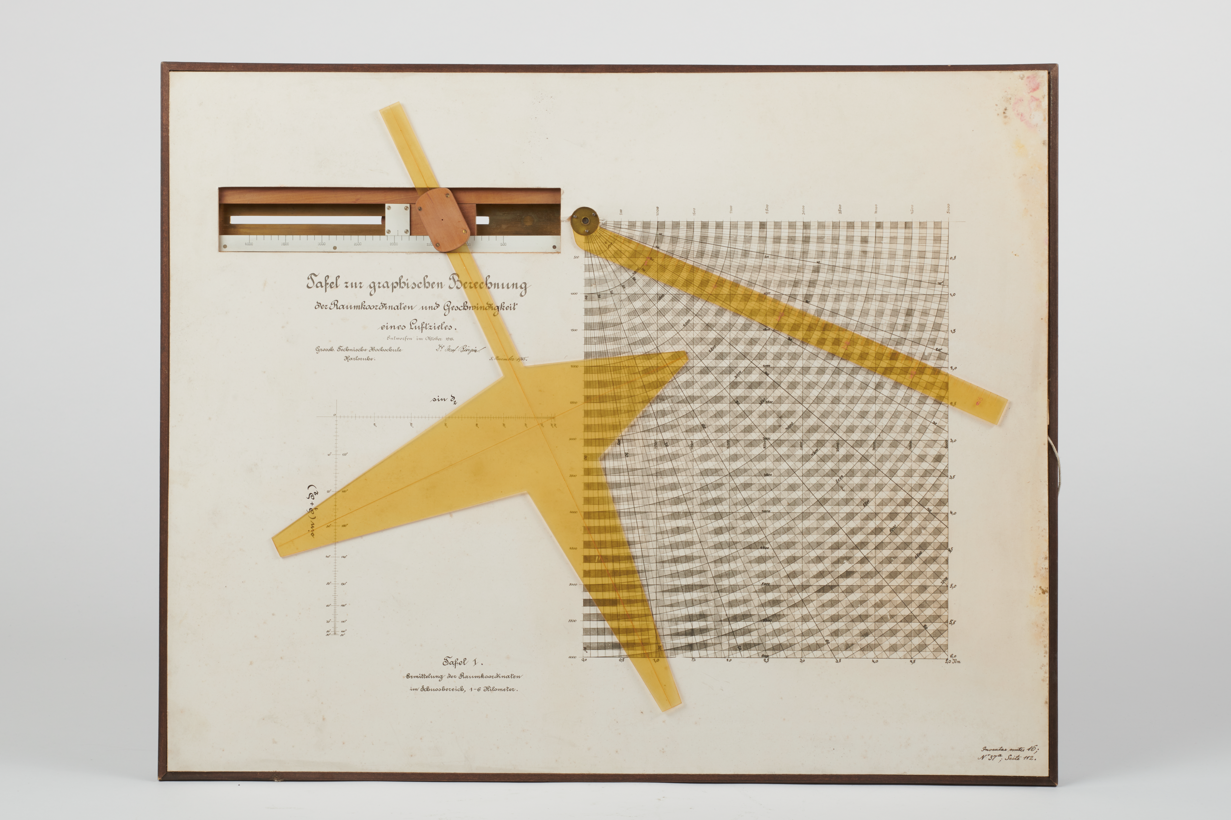 Calculation Table for Anti-Aircraft Fire