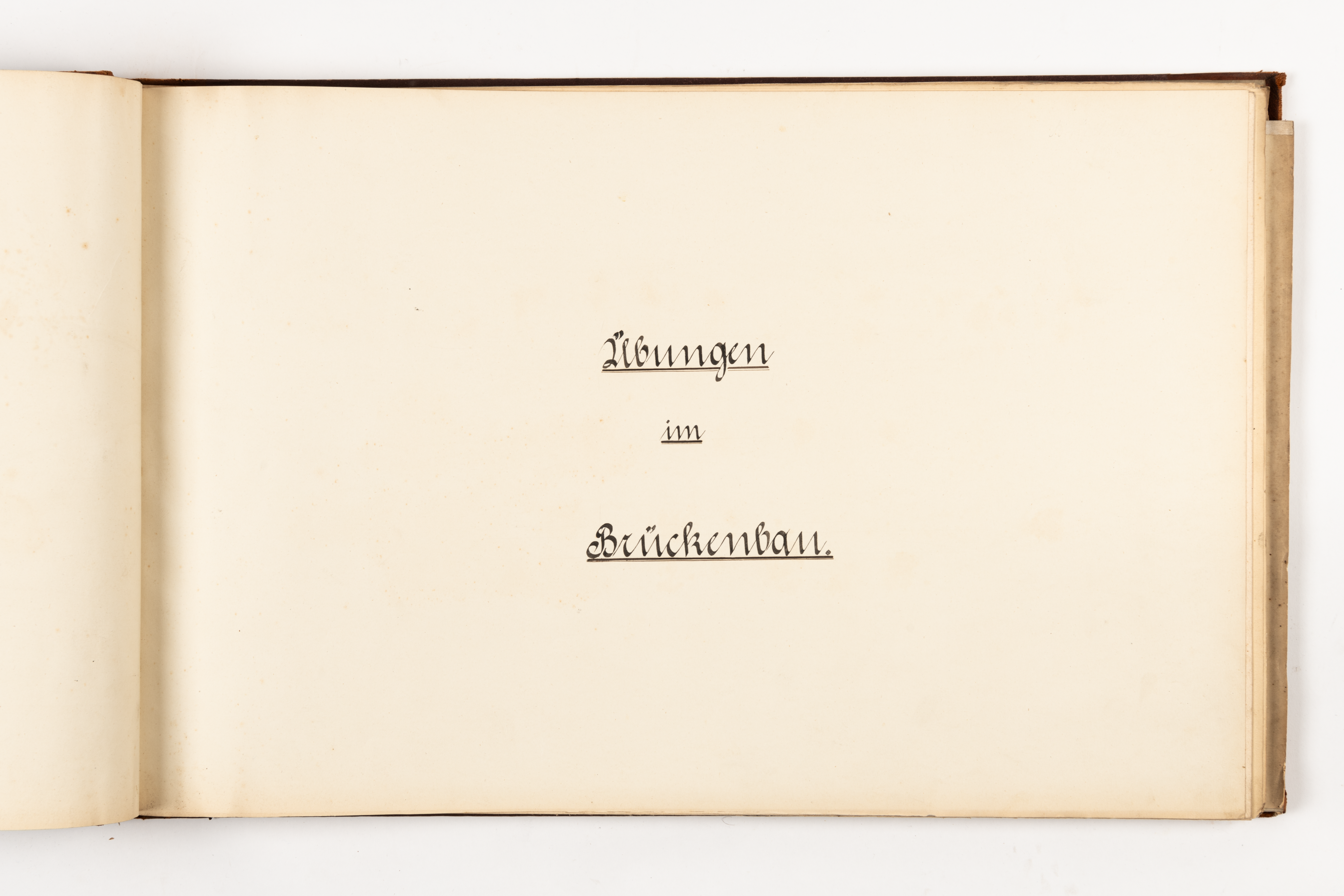 Ferdinand Lehn: Übungszeichnungen aus dem Bauingenieurstudium, Seite 2.