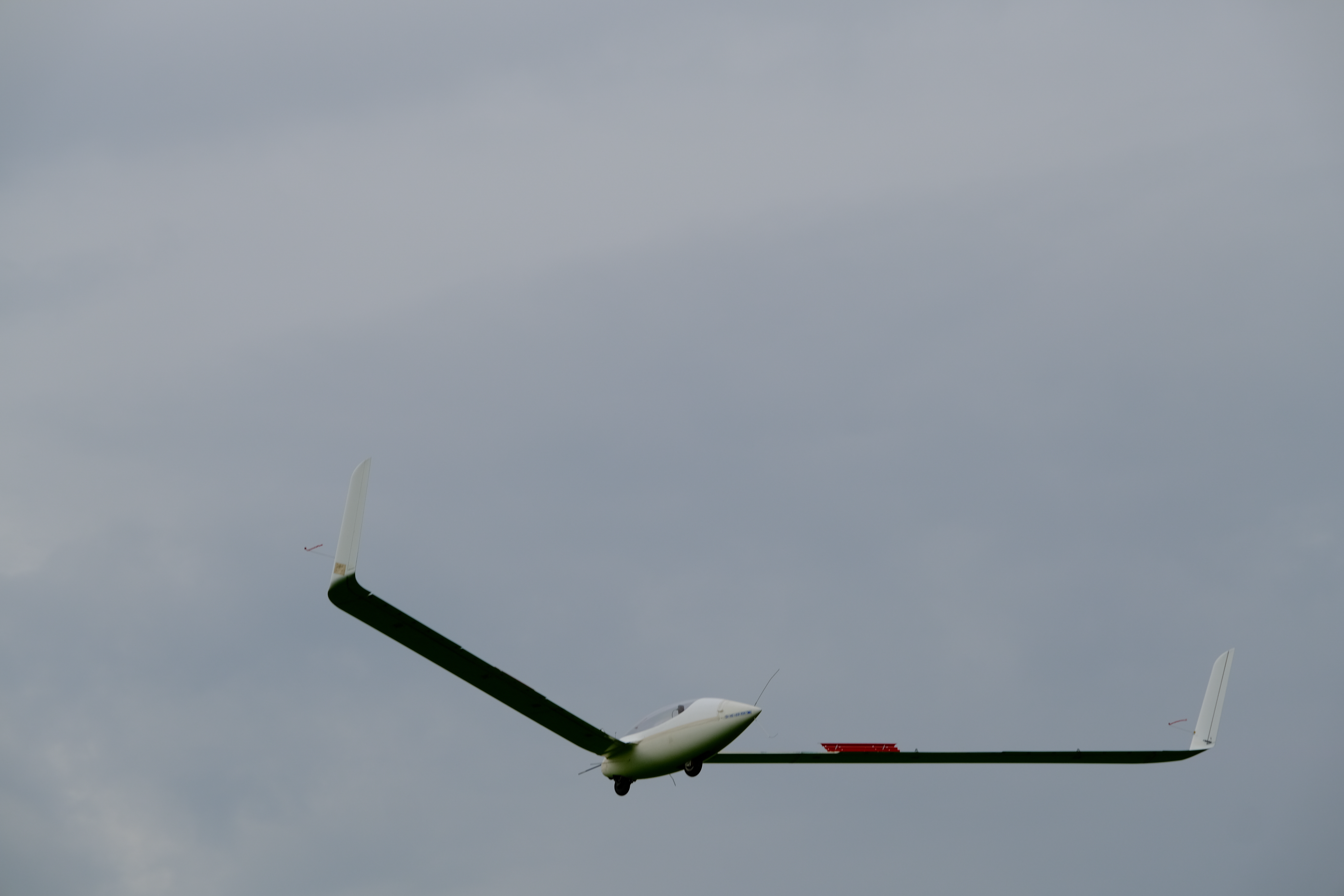 Model of the Akaflieg Karlsruhe AK X wing-only-glider in test flight. Photograph: Akaflieg Karlsruhe.