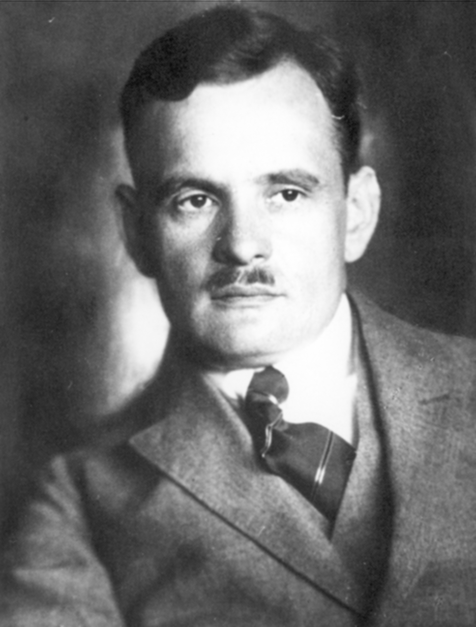 Portrait of the professor of history Franz Schnabel, approx. 1922, photographer unknown. KIT Archives 10001/2947.