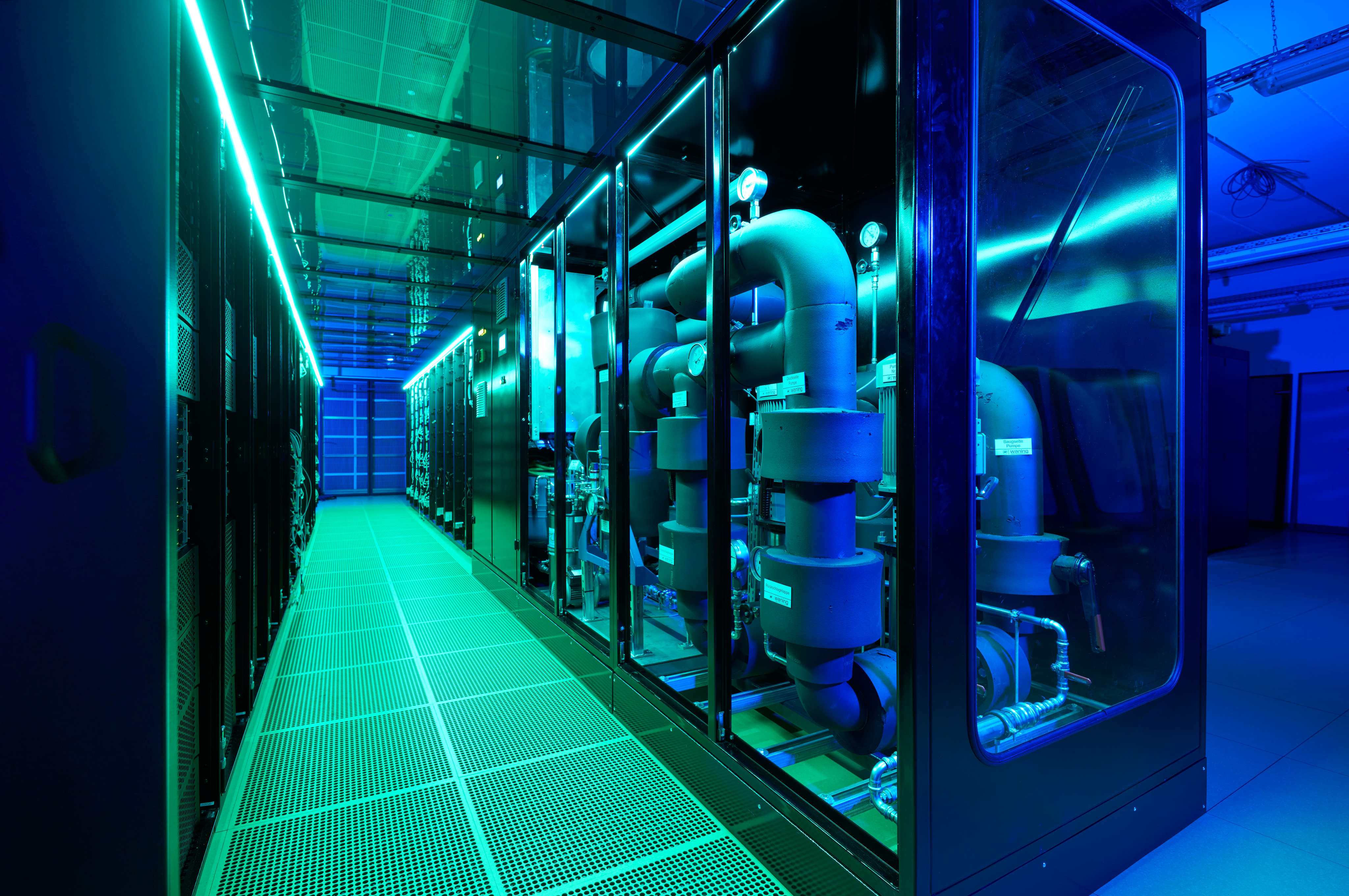 Kühlaggregat im Rechenzentrum des KIT, 2021. Bildrechte: Karlsruher Institut für Technologie.